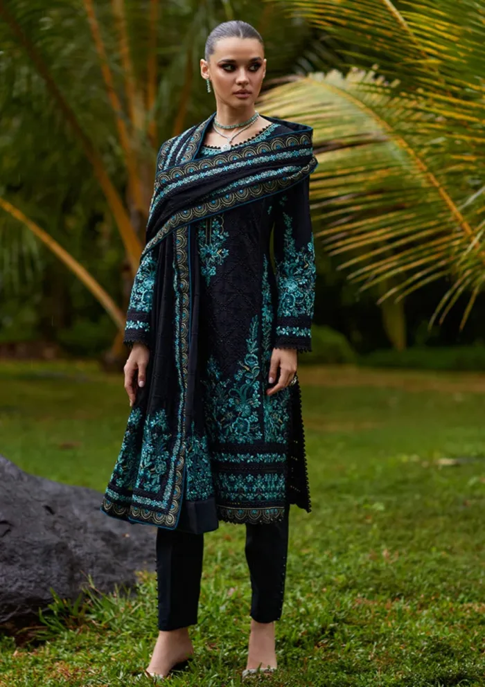 Gulaal GL25 08 Scilla Luxury Lawn 25 Collection - Image 3