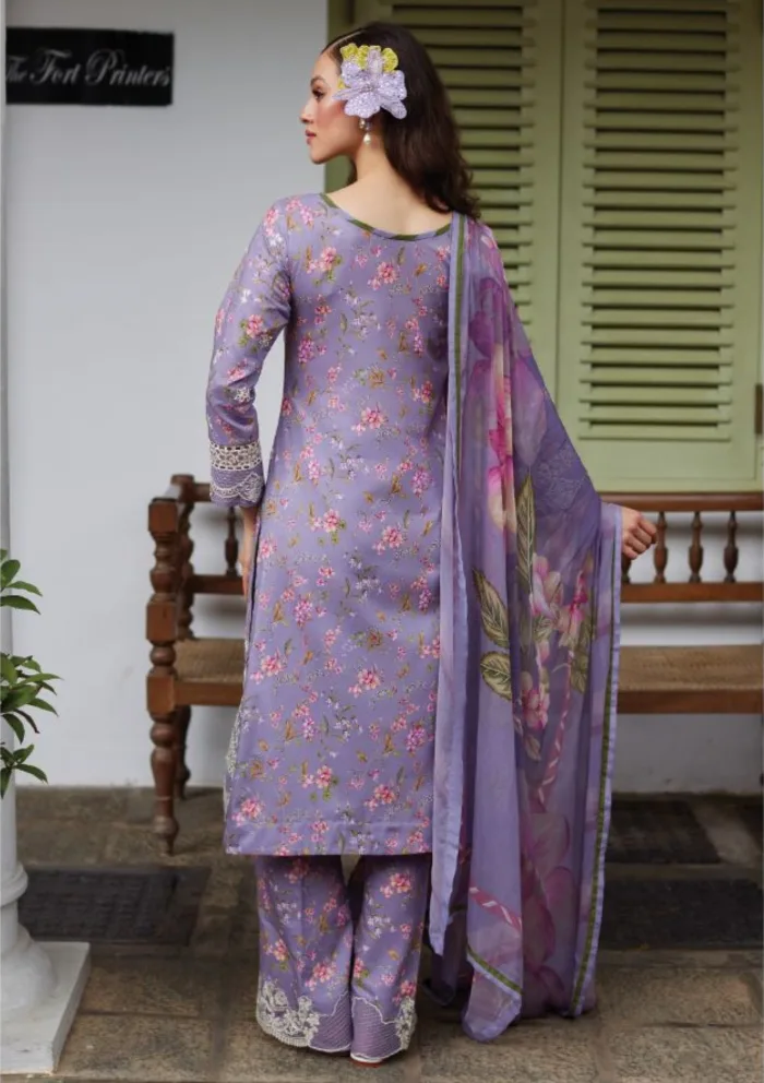 Gulaal GVL25 02 Miaa Volume I Luxury Lawn Collection - Image 2