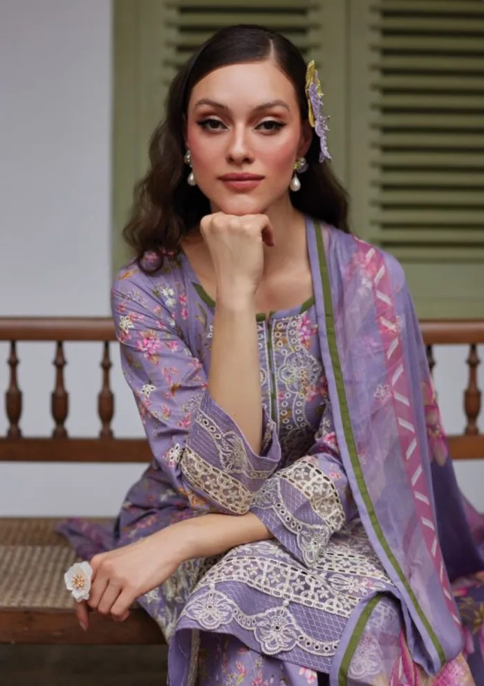 Gulaal GVL25 02 Miaa Volume I Luxury Lawn Collection - Image 3