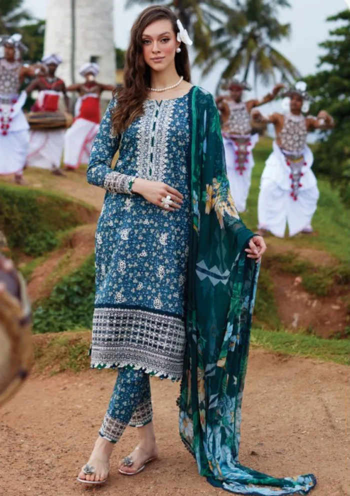 Gulaal GVL25 05 Chloe Volume I Luxury Lawn Collection - Image 3