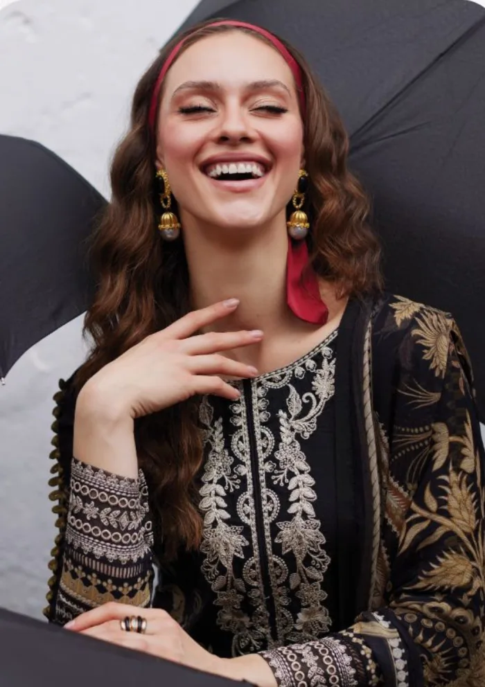 Gulaal GVL25 08 Amiri Volume I Luxury Lawn Collection - Image 3