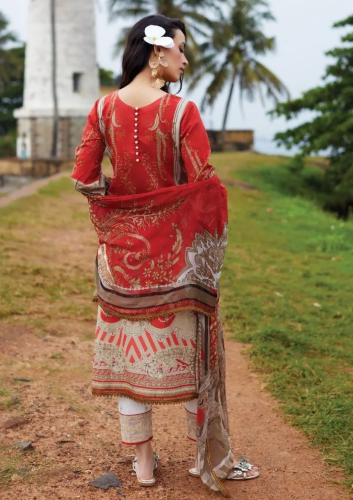 Gulaal GVL25 12 Zhuri Volume I Luxury Lawn Collection - Image 2