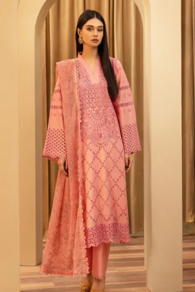 Humdum Chikankari Unstitch HEC25 03