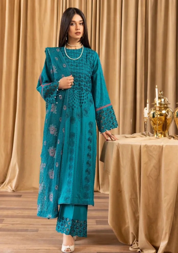 Humdum Chikankari Unstitch HEC25 04