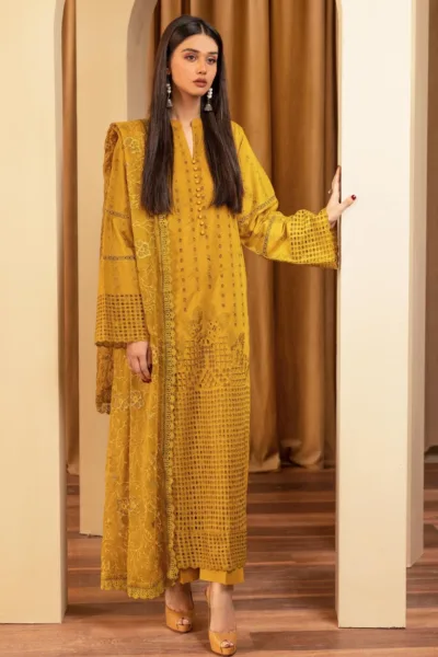 Humdum Chikankari Unstitch HEC25 05