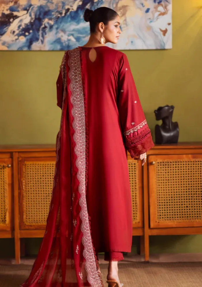 Humdum D 01 Lalarukh 25 Luxury Lawn Collection - Image 2