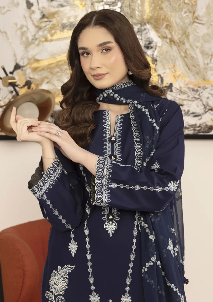 Humdum D 02 Dilkash 25 Luxury Lawn Collection - Image 3