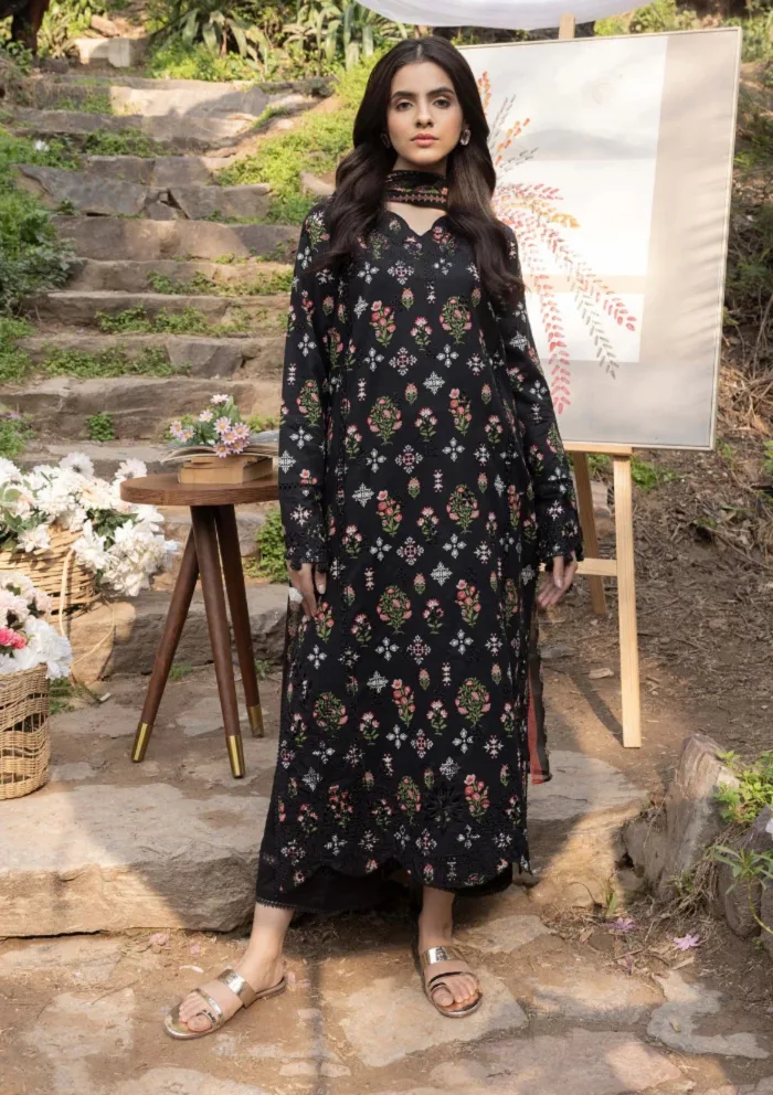 Humdum D 03 Eden Garden 25 Luxury Lawn Collection - Image 2