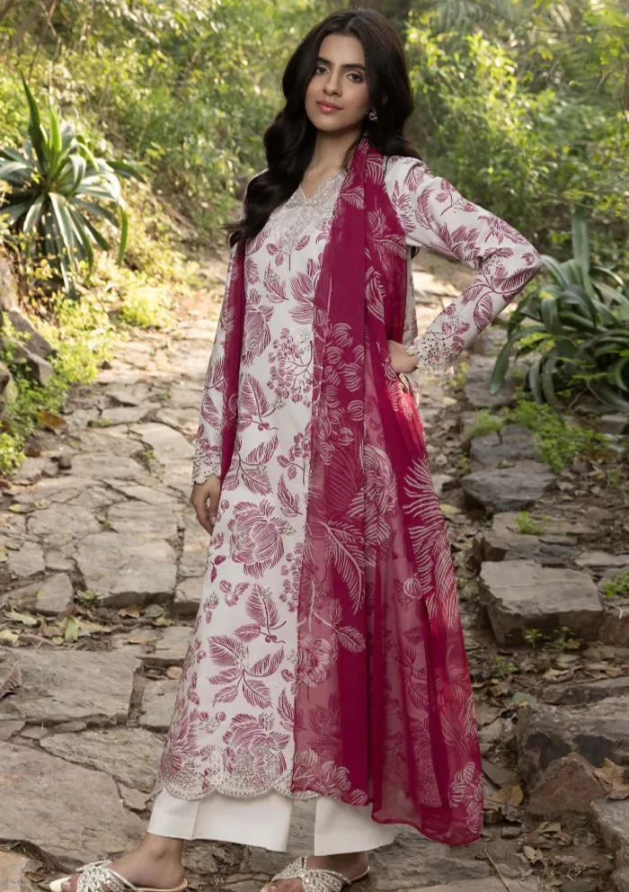 Humdum D 04 Eden Garden 25 Luxury Lawn Collection - Image 2