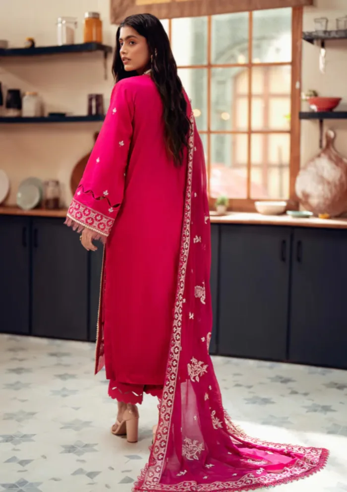 Humdum D 06 Lalarukh 25 Luxury Lawn Collection - Image 2