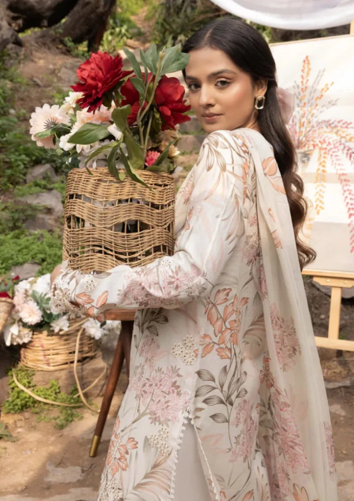 Humdum D 06 Eden Garden 25 Luxury Lawn Collection - Image 2