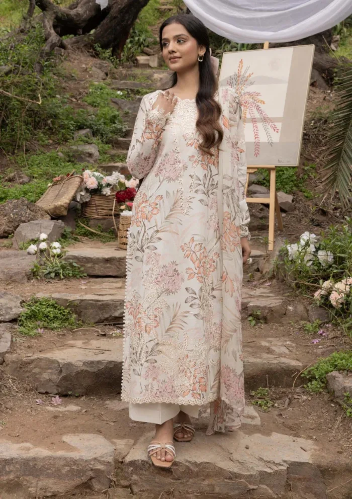Humdum D 06 Eden Garden 25 Luxury Lawn Collection - Image 3