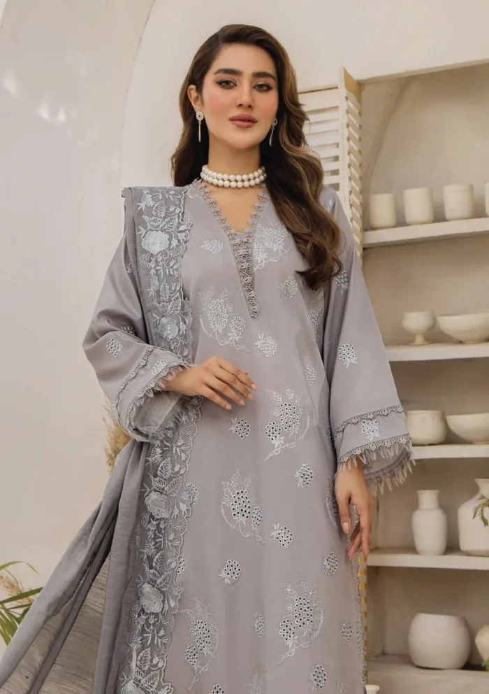 Humdum HB25 07 Baharan Volume II Luxury Lawn Collection - Image 2