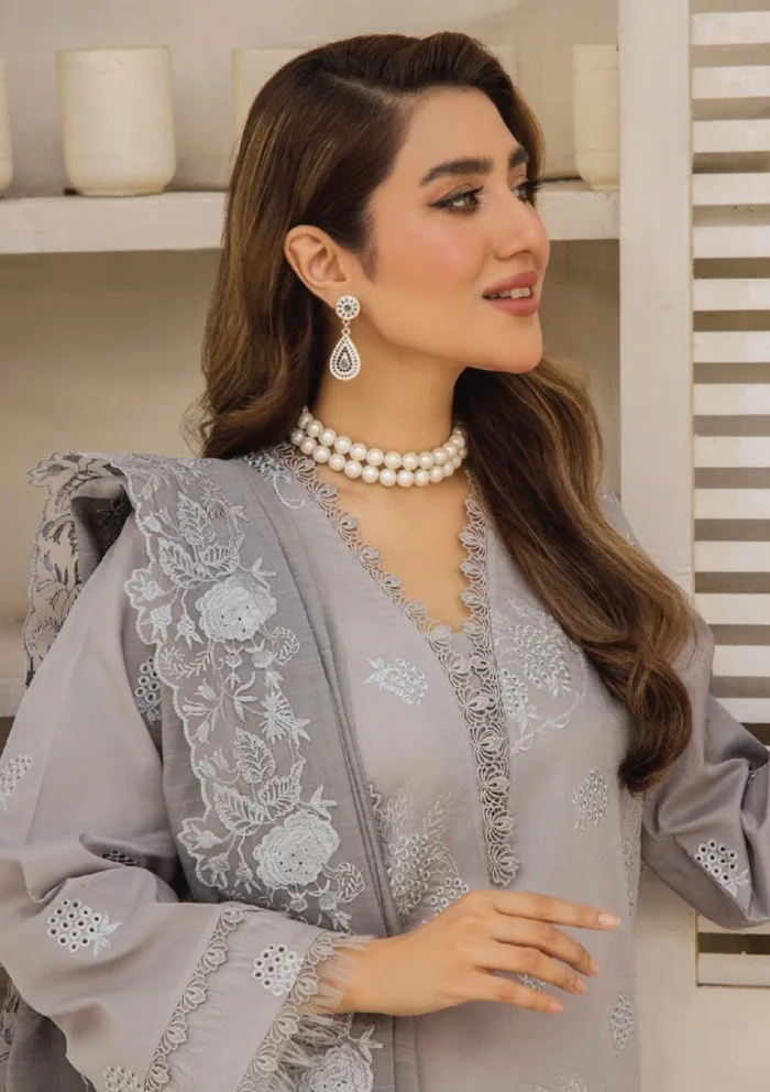 Humdum HB25 07 Baharan Volume II Luxury Lawn Collection - Image 3