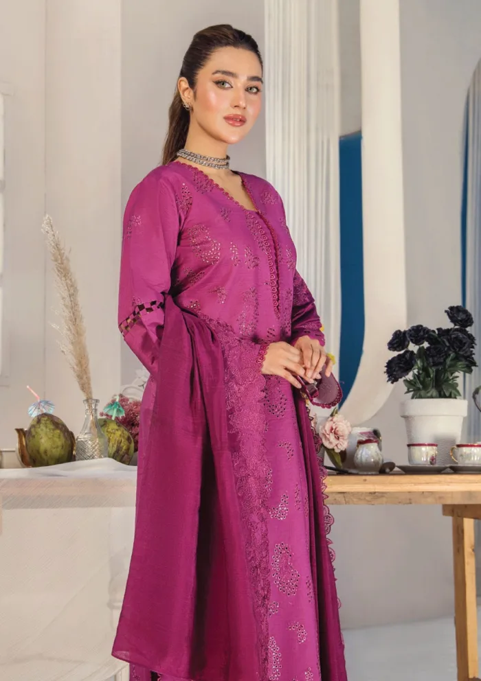 Humdum HB25 10 Baharan Volume II Luxury Lawn Collection - Image 2