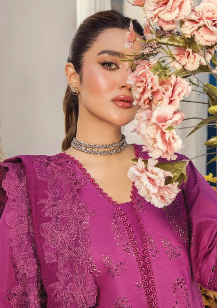 Humdum HB25 10 Baharan Volume II Luxury Lawn Collection - Image 3