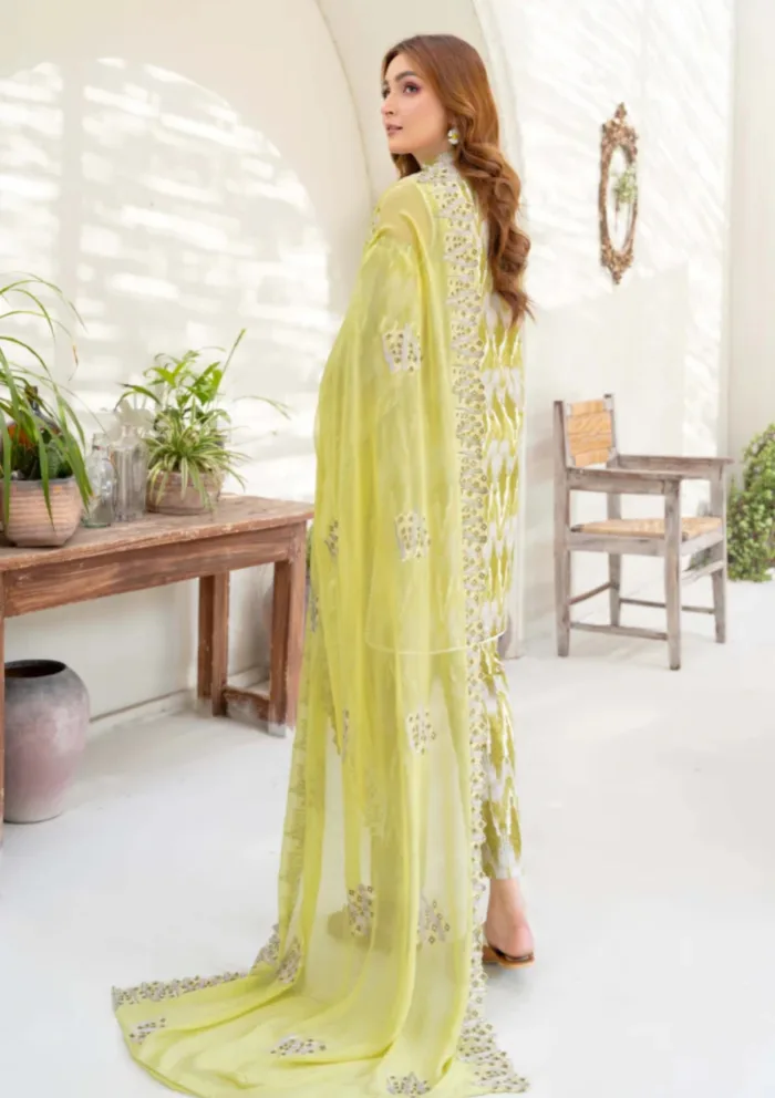 Humdum Unstitched HZU25 05 Ziva Luxury Lawn Collection - Image 3
