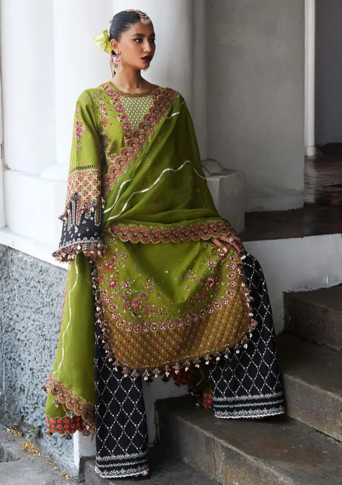 Hussain Rehar Abass Luxury Lawn 25 Collection - Image 3