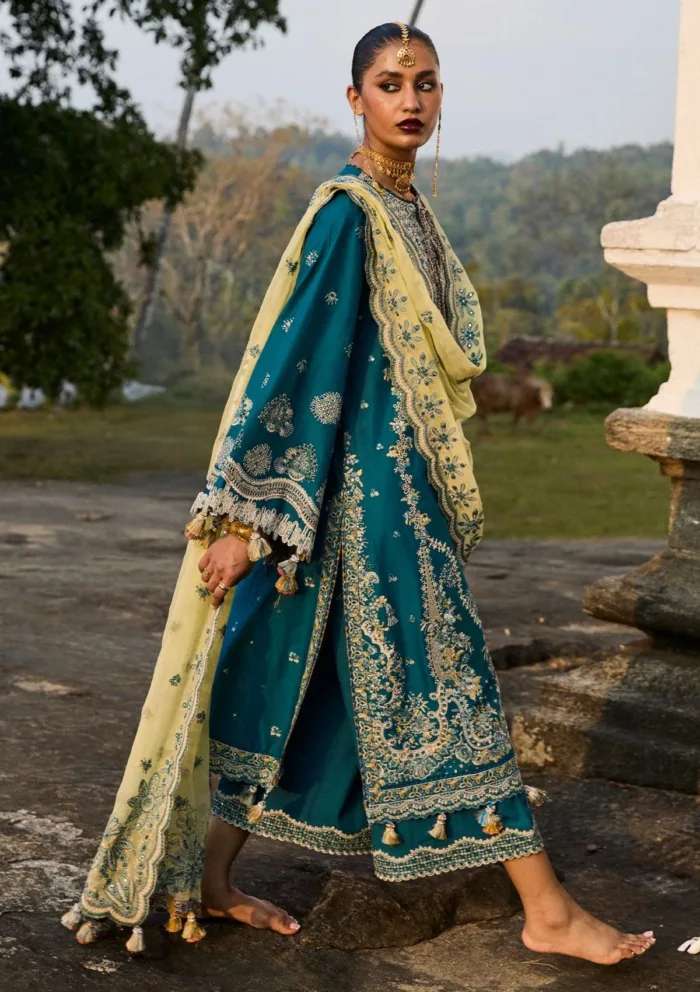 Hussain Rehar Eupic Luxury Lawn 25 Collection - Image 2