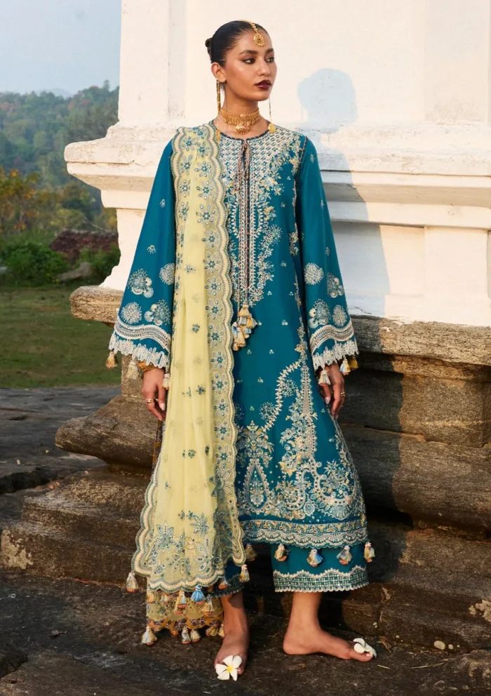 Hussain Rehar Eupic Luxury Lawn 25 Collection - Image 3