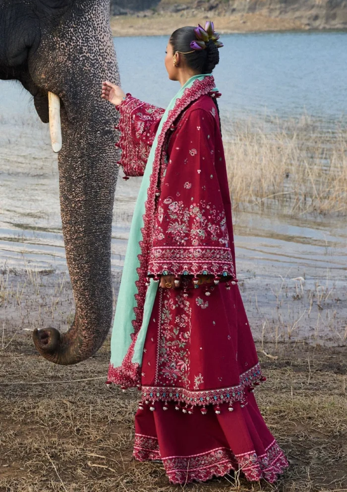 Hussain Rehar Mahogany Luxury Lawn 25 Collection - Image 4