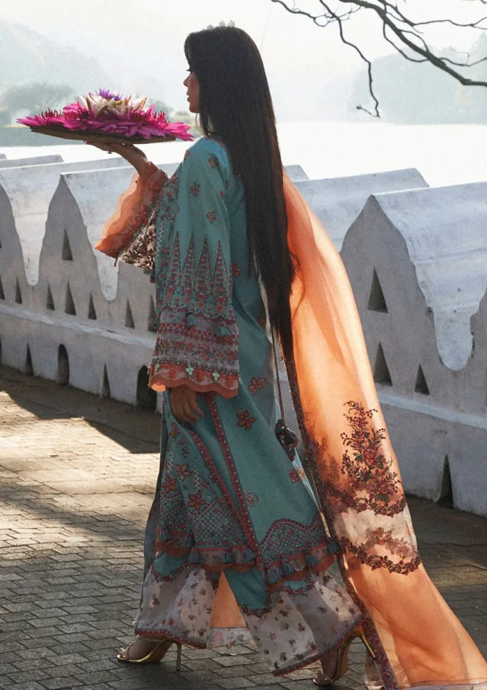 Hussain Rehar Malibu Luxury Lawn 25 Collection - Image 2