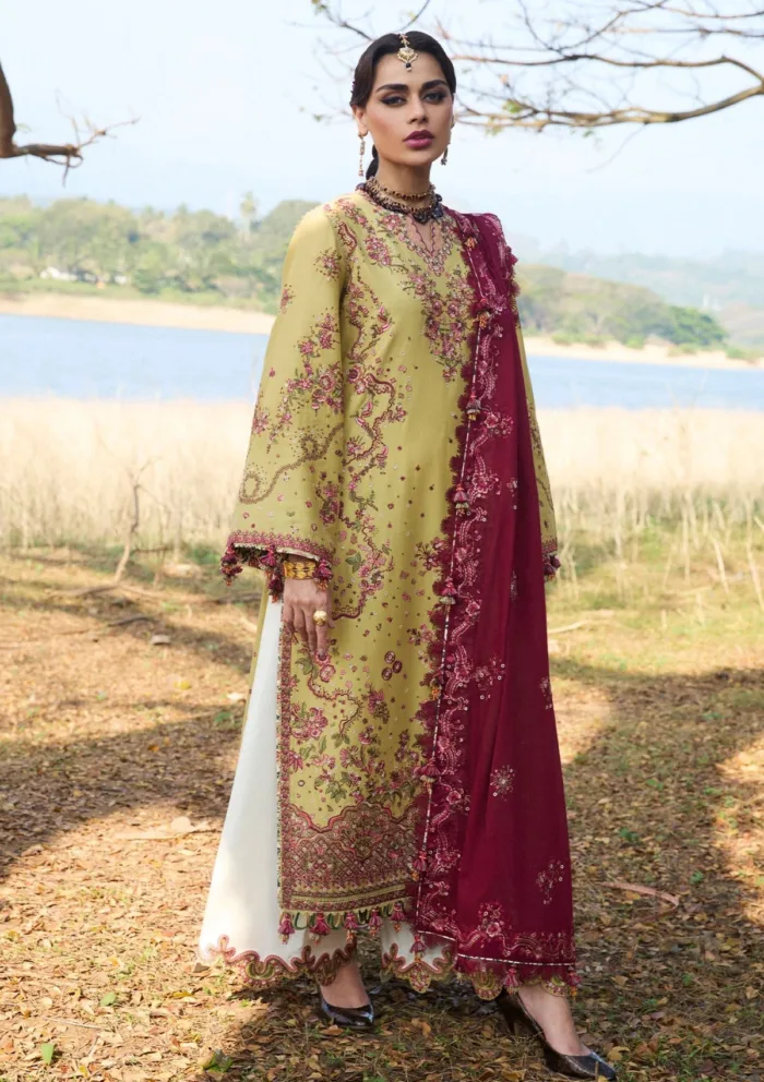 Hussain Rehar Minted Luxury Lawn 25 Collection - Image 3