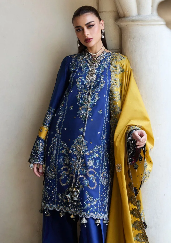 Hussain Rehar Riviera Luxury Lawn 25 Collection - Image 3