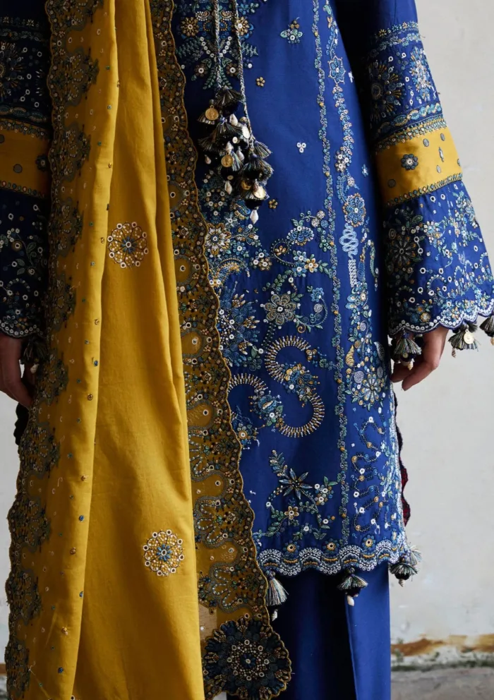 Hussain Rehar Riviera Luxury Lawn 25 Collection - Image 4