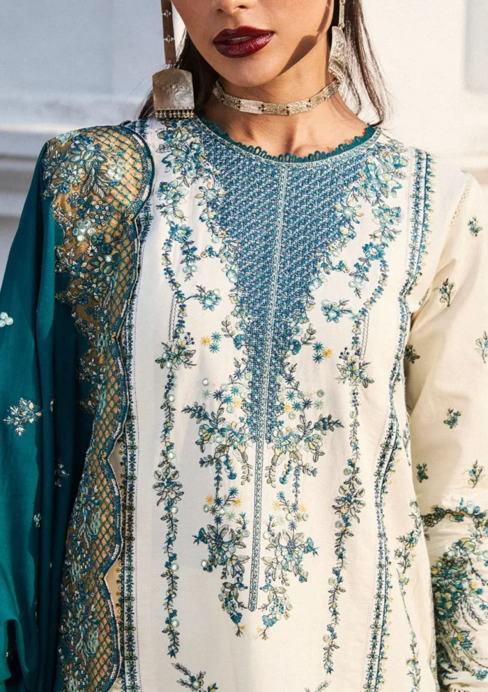Hussain Rehar Veil Luxury Lawn 25 Collection - Image 3