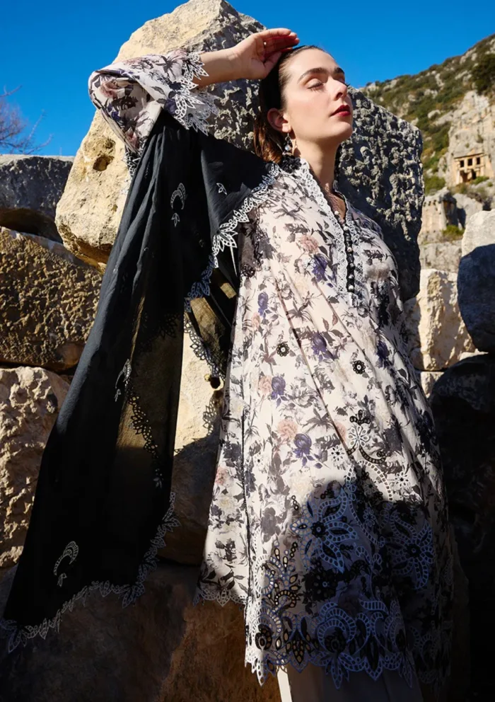 Image ISP25 05 Perihan Spring Printkari Luxury Lawn Collection - Image 3
