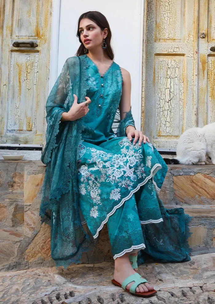 Image ISP25 11 Sareh Spring Printkari Luxury Lawn Collection - Image 4
