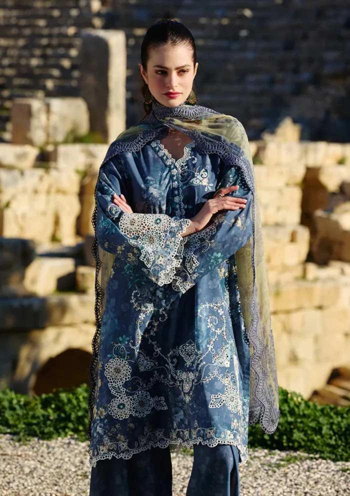 Image ISP25 12 Amelia Spring Printkari Luxury Lawn Collection - Image 2