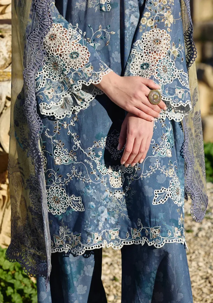 Image ISP25 12 Amelia Spring Printkari Luxury Lawn Collection - Image 4
