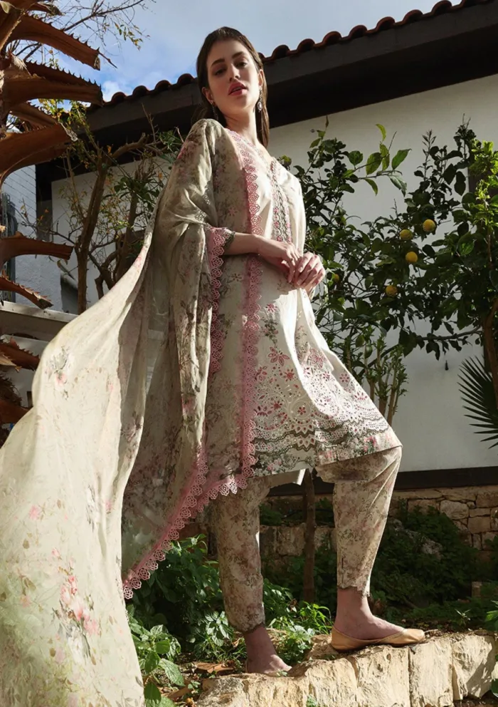 Image ISP25 16 Sienna Spring Printkari Luxury Lawn Collection - Image 4