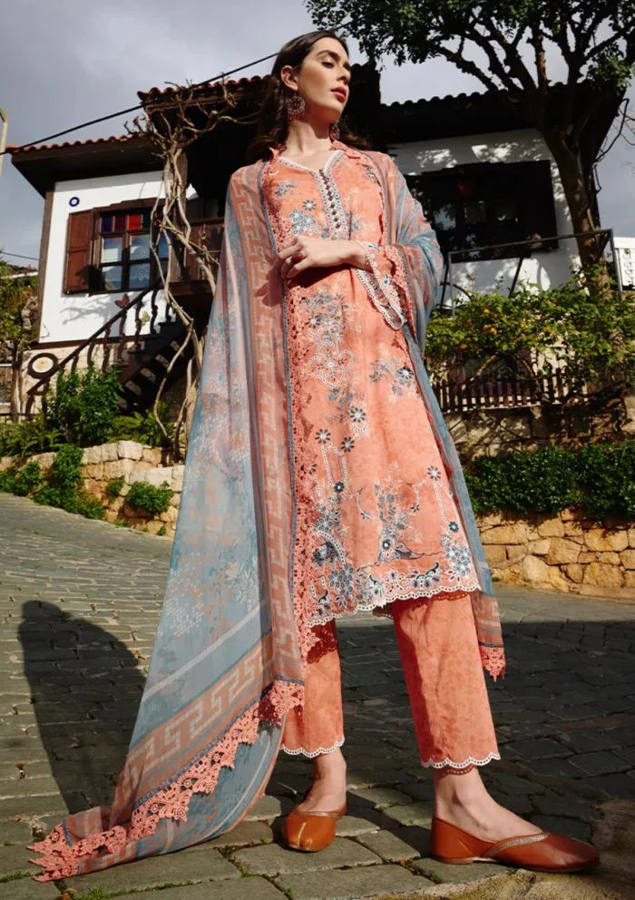 Image ISP25 24 Amara Spring Printkari Luxury Lawn Collection - Image 3