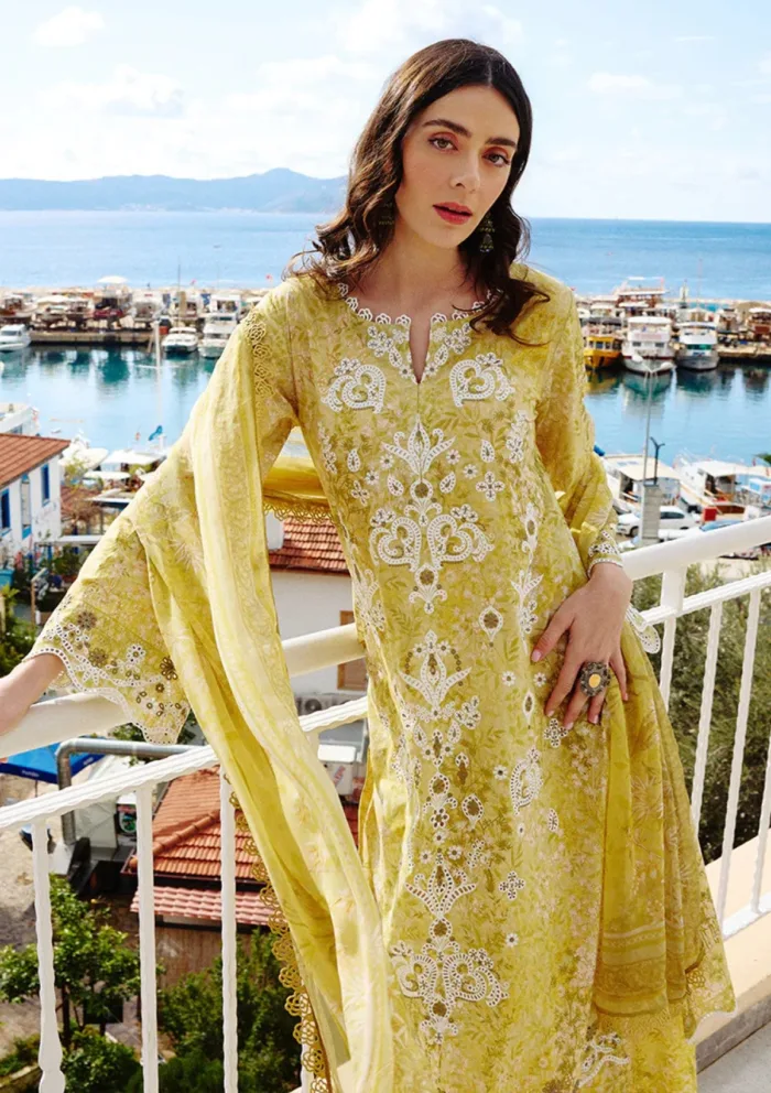 Image ISP25 28 Leora Spring Printkari Luxury Lawn Collection - Image 3