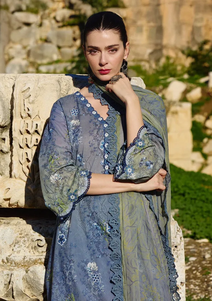 Image ISP25 30 Efsun Spring Printkari Luxury Lawn Collection - Image 2