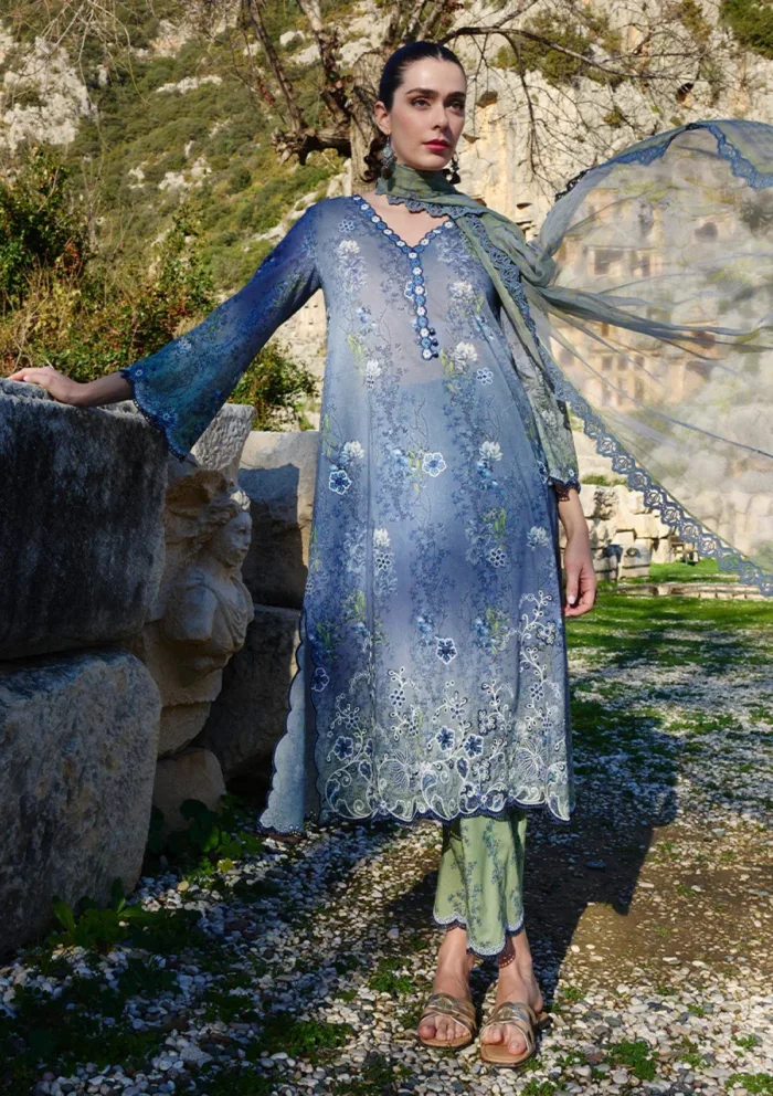 Image ISP25 30 Efsun Spring Printkari Luxury Lawn Collection - Image 3