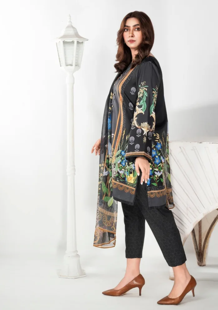 Imran Aftab IALC 01 Aura Premium 25 Luxury Lawn Collection - Image 3