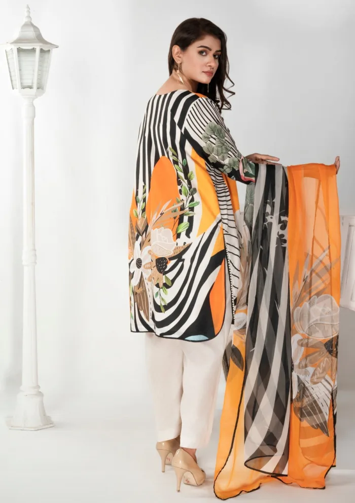 Imran Aftab IALC 02 Aura Premium 25 Luxury Lawn Collection - Image 2