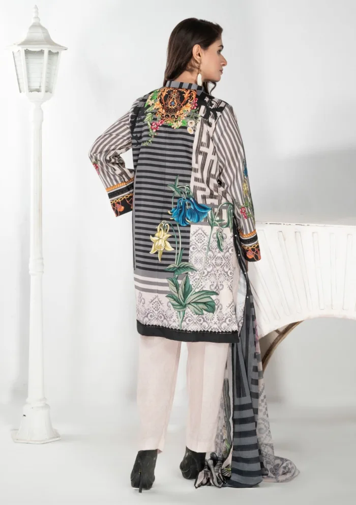 Imran Aftab IALC 04 Aura Premium 25 Luxury Lawn Collection - Image 2