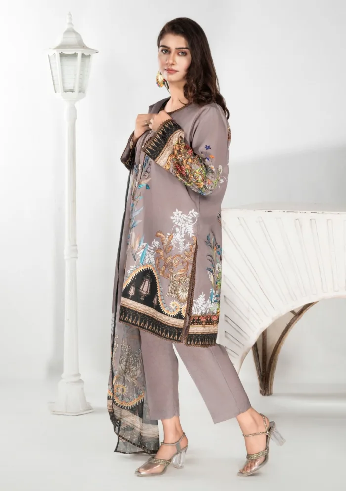 Imran Aftab IALC 06 Aura Premium 25 Luxury Lawn Collection - Image 3