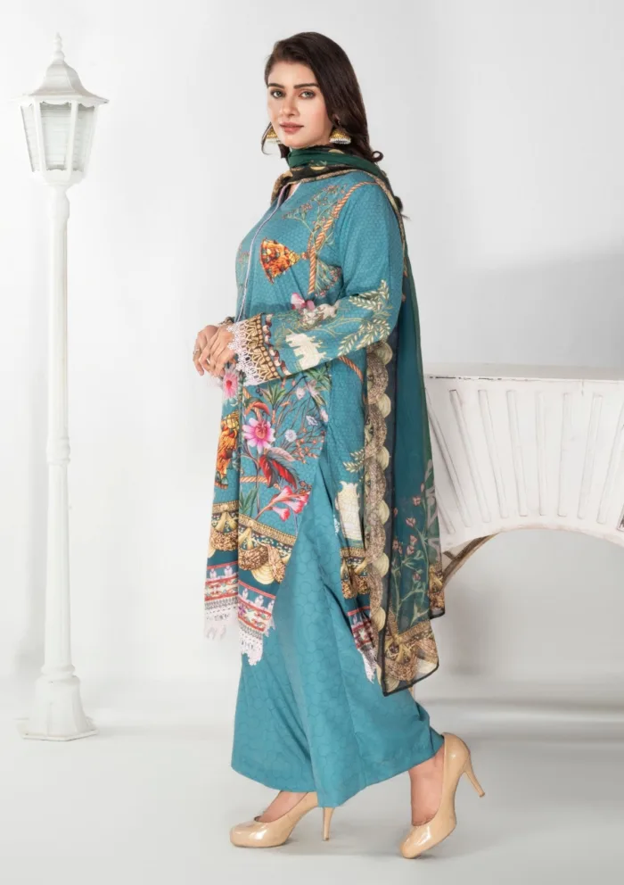 Imran Aftab IALC 08 Aura Premium 25 Luxury Lawn Collection - Image 3