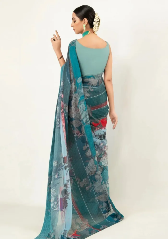 Imran Aftab IS25 03 Saree Luxury Lawn Collection - Image 3