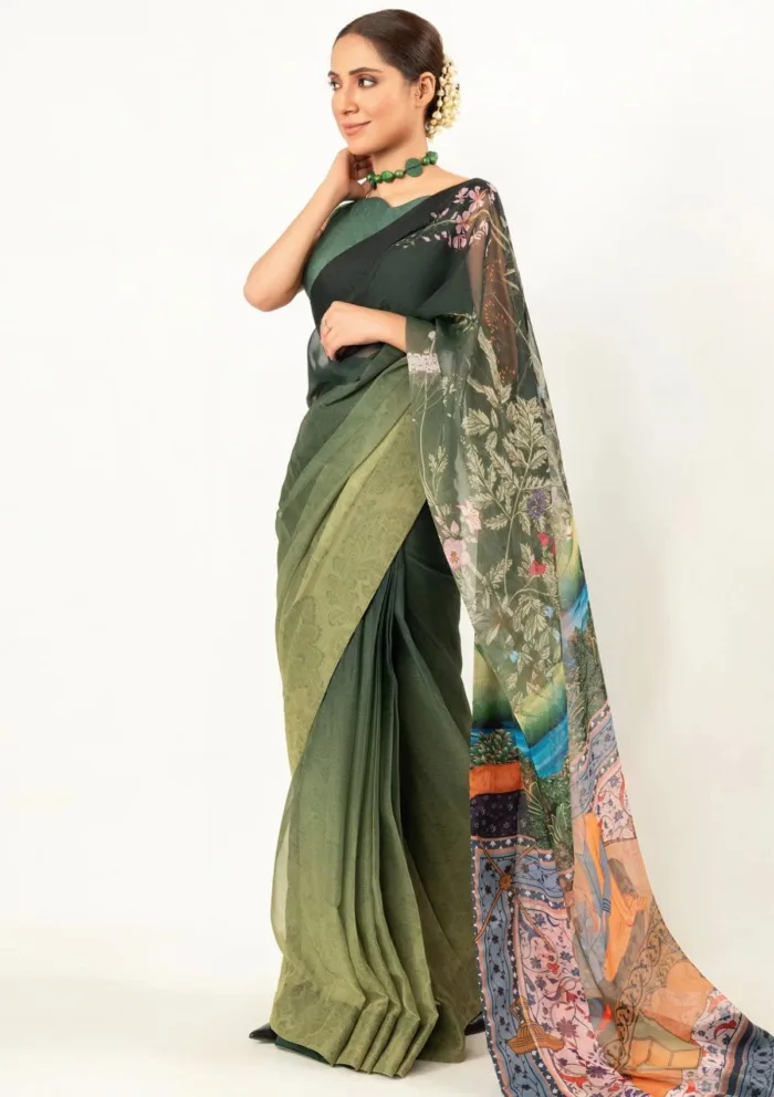 Imran Aftab IS25 06 Saree Luxury Lawn Collection - Image 2