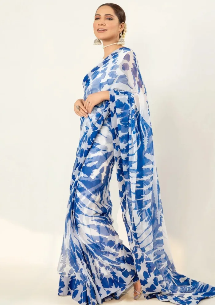 Imran Aftab IS25 08 Saree Luxury Lawn Collection - Image 3