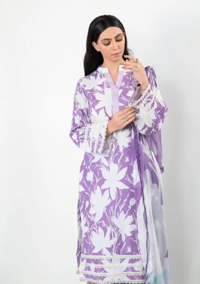Imran Aftab Unstitched IU25 02 Luxury Lawn Collection - Image 3