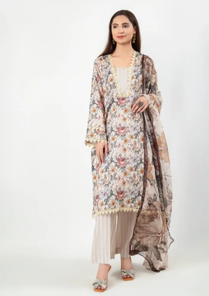 Imran Aftab Unstitched IU25 08 Luxury Lawn Collection - Image 2