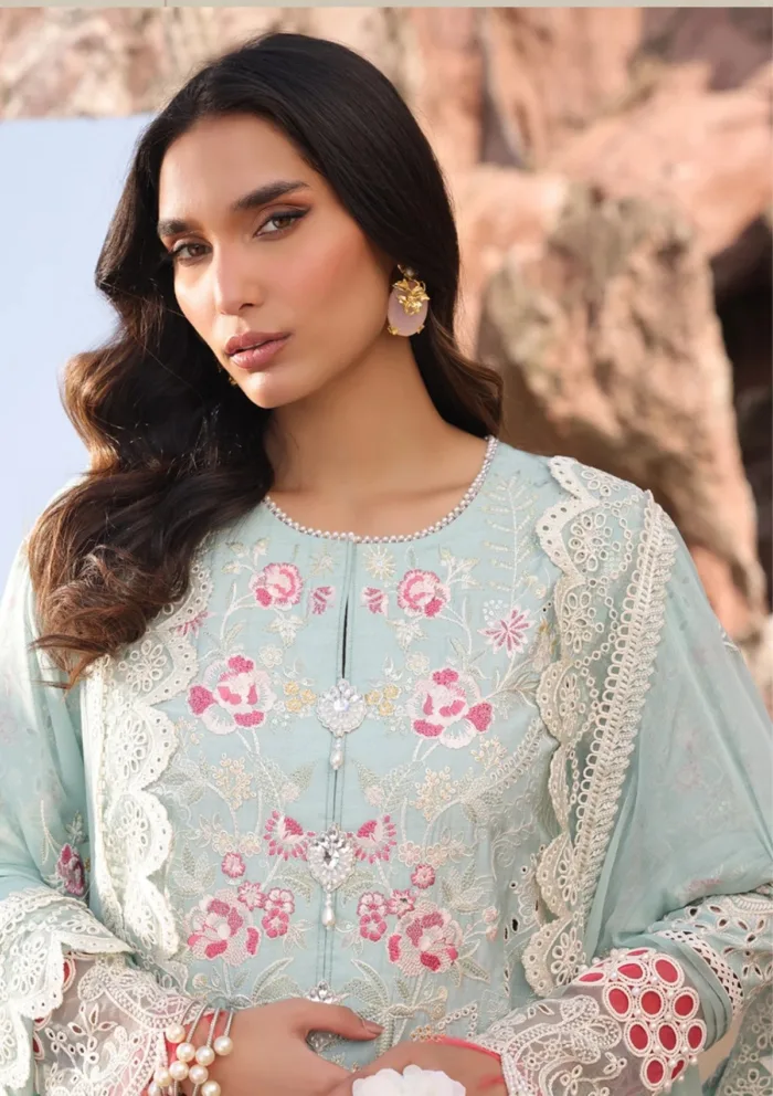 Imrozia Serene SL 76 A Aidan Hania Luxury Lawn Collection - Image 2